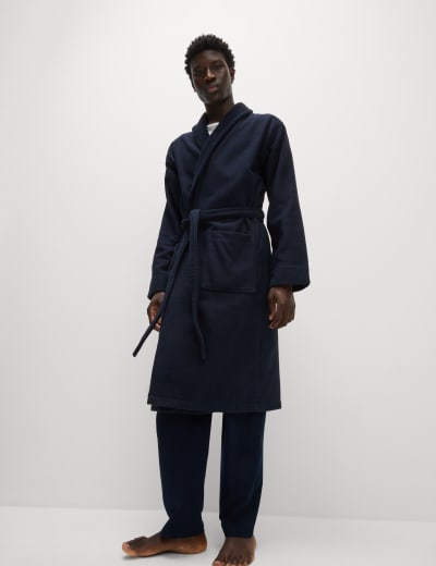 Zipped dressing gown shop marks and spencer
