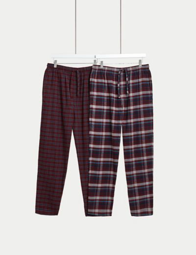 3-Pack Women's Ultra Soft Brushed Fleece Pajama Pants One Size