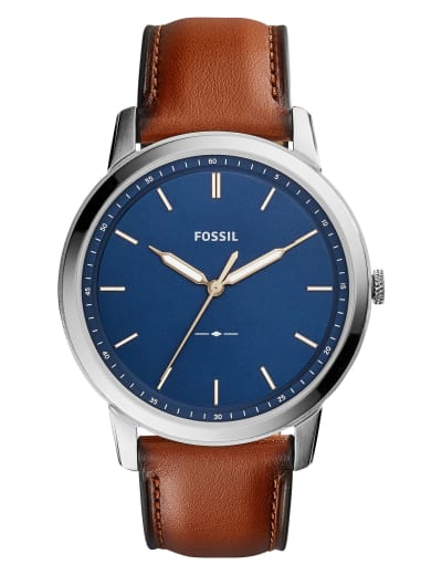 Fossil Townsman Brown Leather Watch Fossil M S