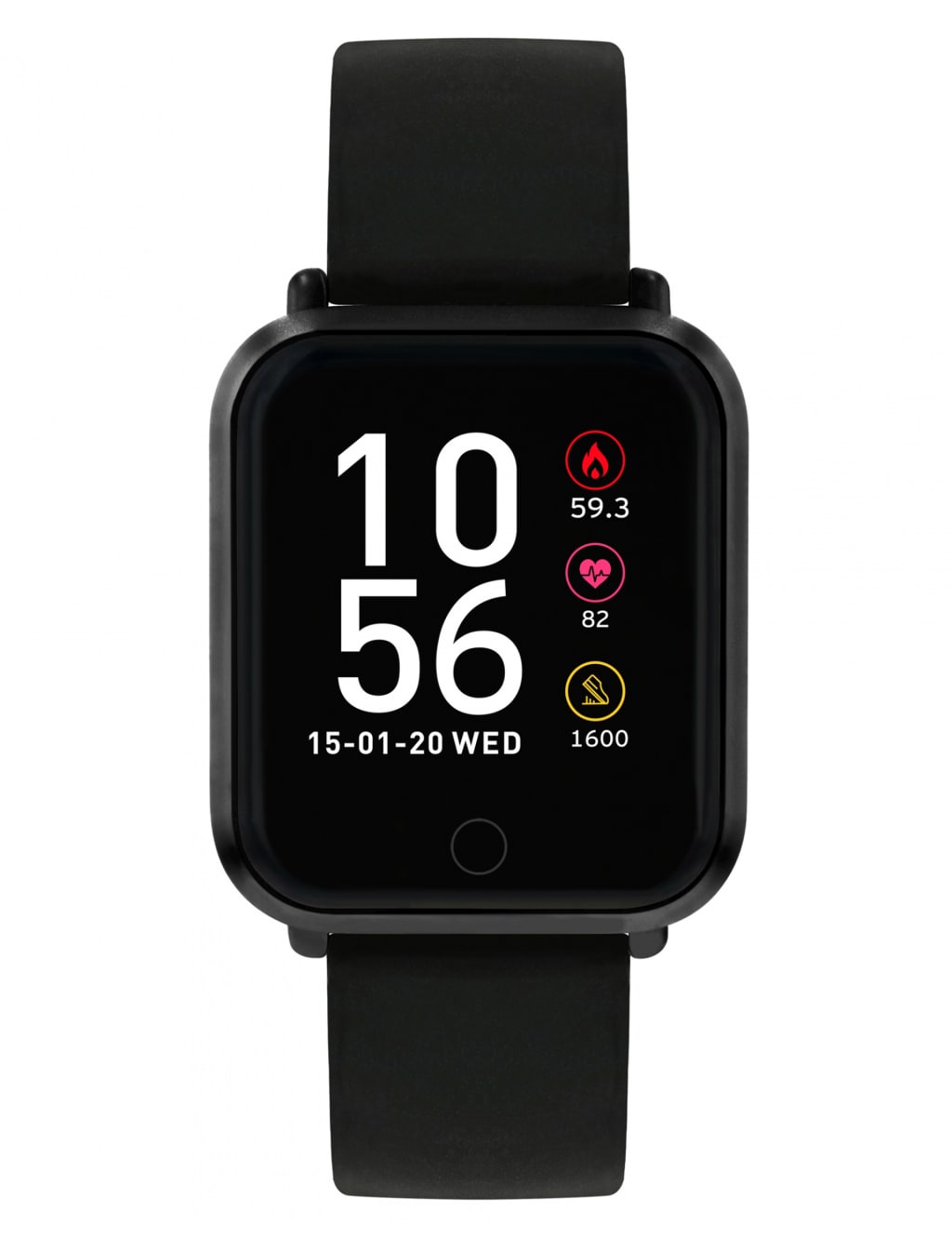Black smart watch for women