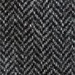 British Wool and Leather Herringbone Gloves - blackmix