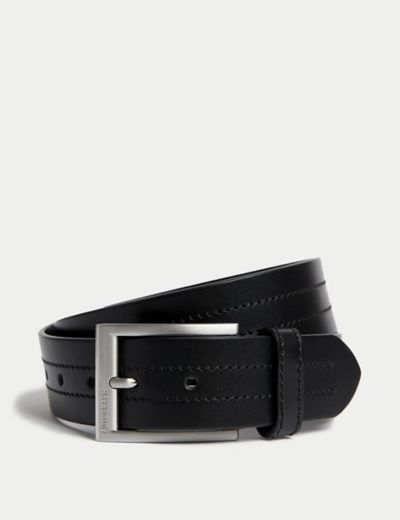 Leather Reversible Belt, M&S Collection