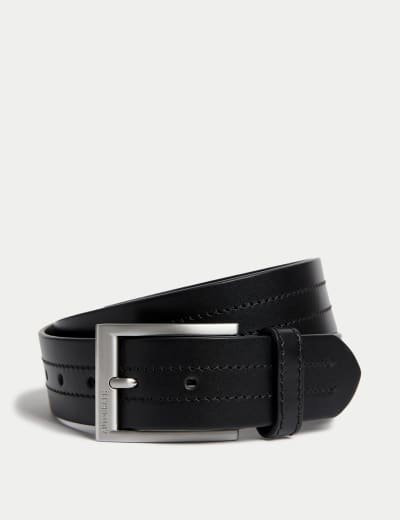 Personalised Leather Belt M S Collection M S