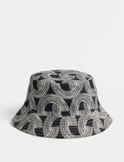 Pure Cotton Reversible Bucket Hat, M&S Collection