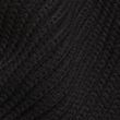 Knitted Textured Scarf - black