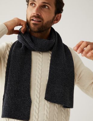 Knitted Textured Scarf
