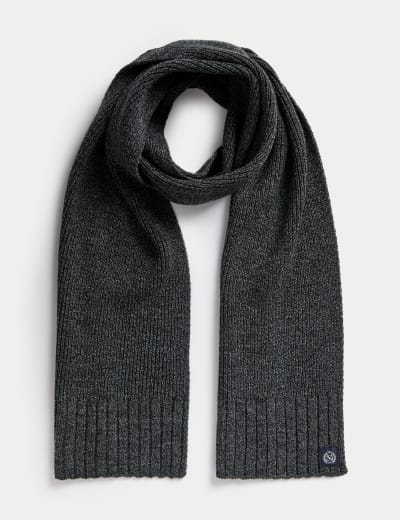 Personalised Men s Rib Scarf M S Collection M S