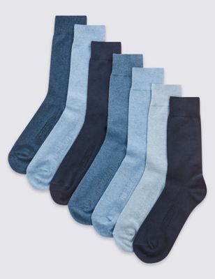 

Однотонные хлопковые носки в ассортименте (7 пар)