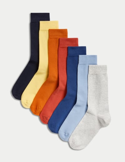 7pk Cool Fresh Cotton Rich Socks M S Collection M S