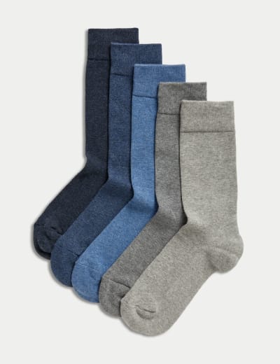 5pk Cool & Fresh™ Cushioned Socks, M&S Collection