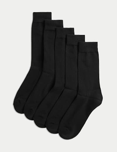 3pk Luxury Egyptian Cotton Rich Socks, M&S SARTORIAL