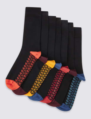 

Носки Freshfeet™ с ярким дизайном "треугольники" (7 пар)