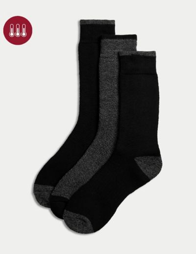 2pk Heatgen™ Maximum Warmth Thermal Socks, M&S Collection