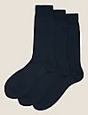 Однотонные носки из премиального египетского хлопка (3 пары)