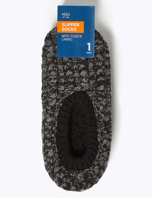 marks and spencer slipper socks womens