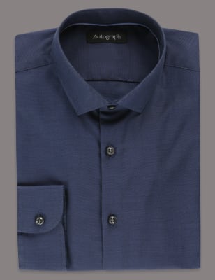 

Рубашка из премиального хлопка Supima® с плетением Pinpoint Oxford