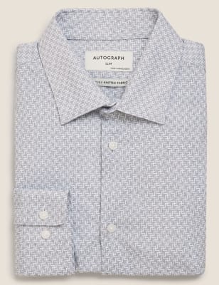 marks and spencer mens slim fit shirts