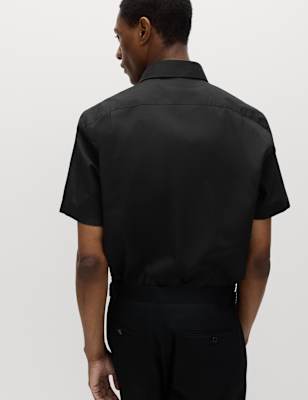 black shirt formal