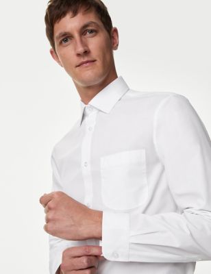 3 Pack Skinny Fit Long Sleeve Shirts