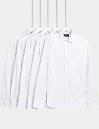 M&S Mens Shirt White Cutaway Collar Single Cuff Slim Fit BNWT Marks £45 