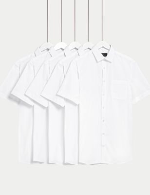 3pk Regular Fit Easy Iron Short Sleeve Shirts