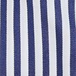 Tailored Fit Pure Cotton Striped Shirt - navy