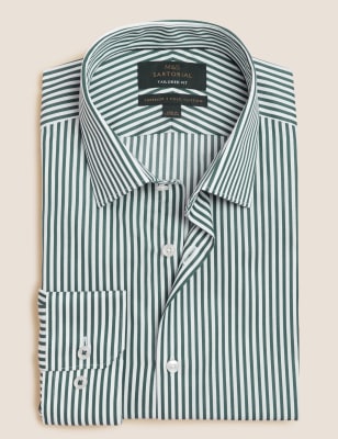 difference between slim fit and tailored fit shirts m&s