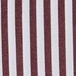 Tailored Fit Pure Cotton Striped Shirt - burgundy