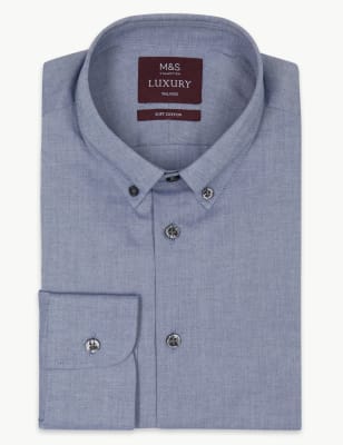 Мужская рубашка из чистого  хлопка