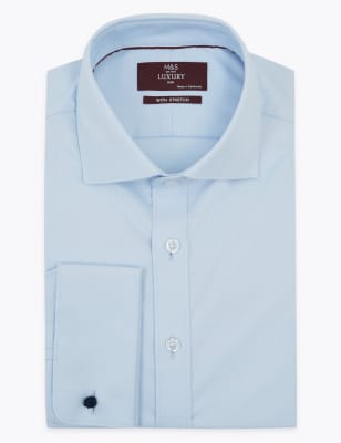 m&s cotton shirts