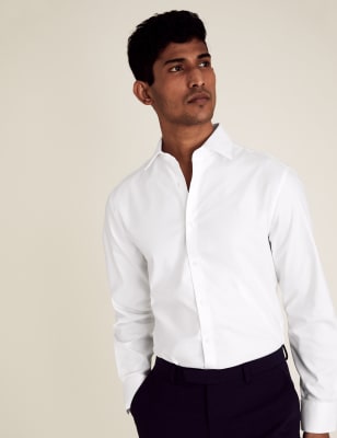Men's White Shirts | M\u0026S