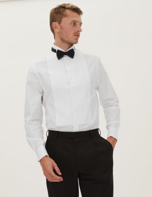 marks and spencer mens white dress shirts