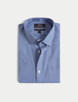 m and s mens short sleeve shirts