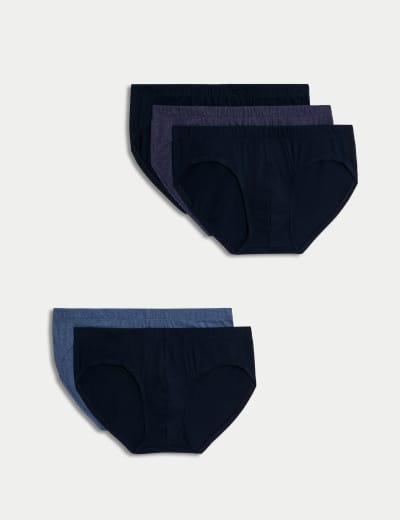 5pk Cotton Stretch Cool & Fresh™ Briefs