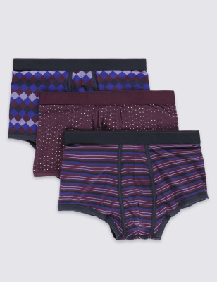 

Трусы-хипсы мультистретч "Purple Harlequin" с технологиями Cool & Fresh™ и StayNEW™ (3 шт)