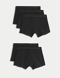 M & S Mens 5 Pack Cool & Fresh Cotton Stretch Hipsters Flexifit Underwear M L XL 