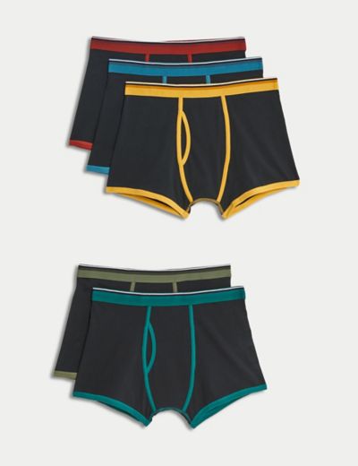 5pk Pure Cotton Cool & Fresh™ Jersey Boxers