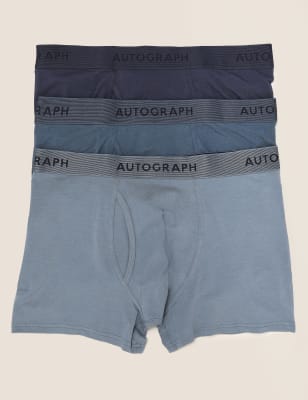 Трусы-транки хлопковые премиум класса (3 шт)