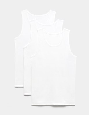 mens vest white