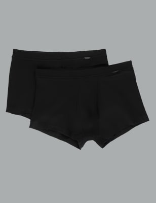 

Трусы-хипсы из модала и премиального хлопка Supima® (2 шт), Черный