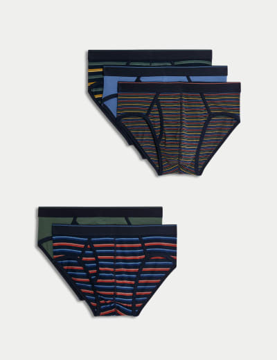 5pk Cotton Stretch Cool Fresh Briefs M S Collection M S