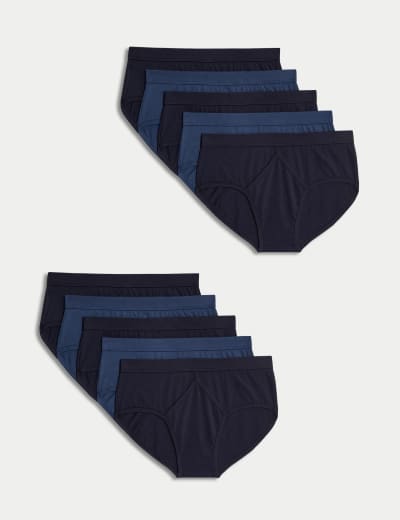 Buy MARKS & SPENCER M&S 5pk Cotton Rich Cool & Fresh Briefs - T14/6736S  2024 Online