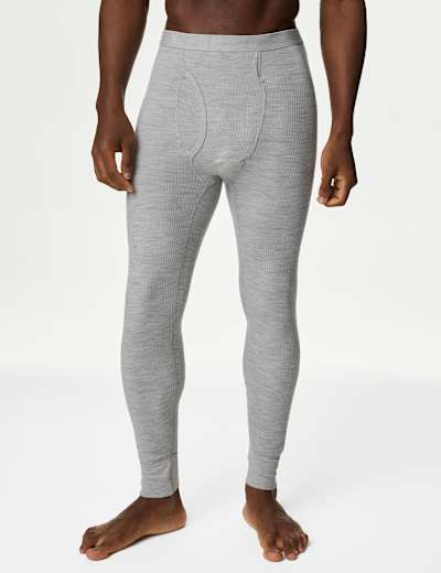 Buy Marks & Spencer Women White Self Design Thermal Leggings