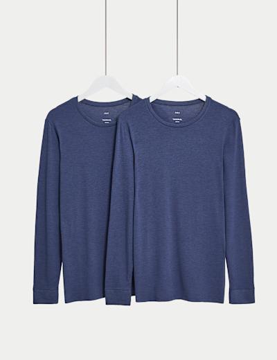 2pk Heatgen™ Light Thermal Long Sleeve Top, M&S Collection