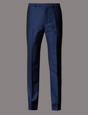 

Зауженные брюки Blue из шерсти