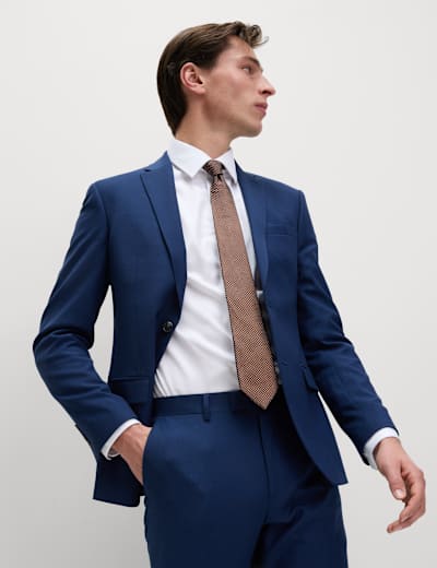 Skinny Fit Stretch Suit Jacket M S Collection M S