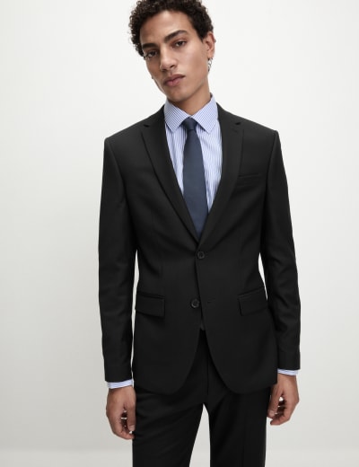 Slim Fit Stretch Suit Jacket M S Collection M S