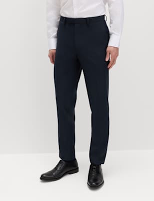 Slim Fit Trousers with Stretch | M\u0026S 