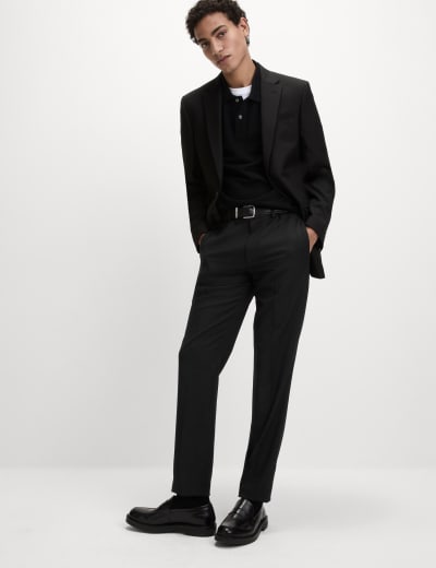 Slim tapered dress pants cheap
