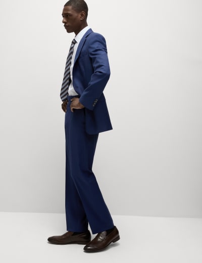 Slim Fit Stretch Suit Trousers M S Collection M S